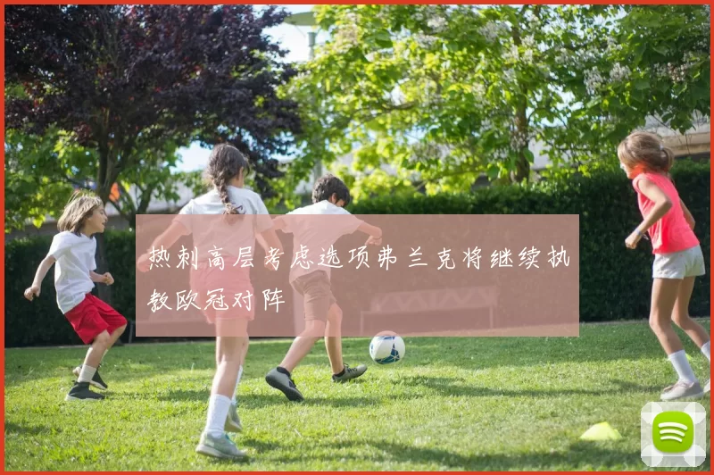热刺高层考虑选项弗兰克将继续执教欧冠对阵